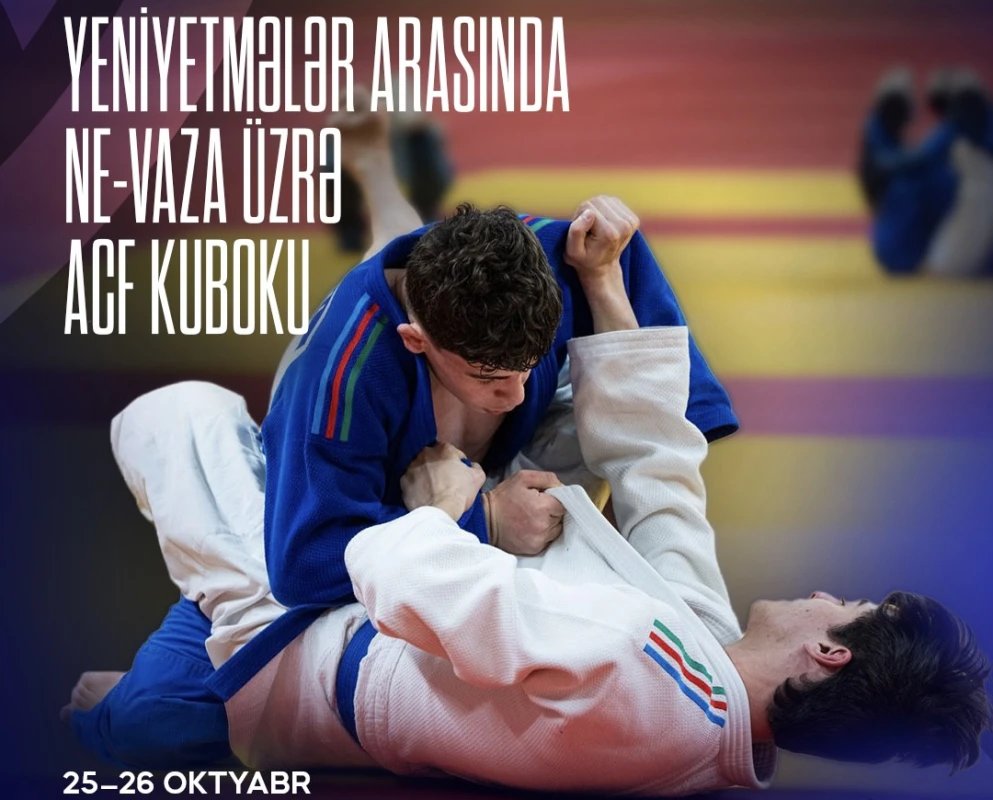 ACF Kuboku keçiriləcək: 506 cüdoçu mübarizə aparacaq 